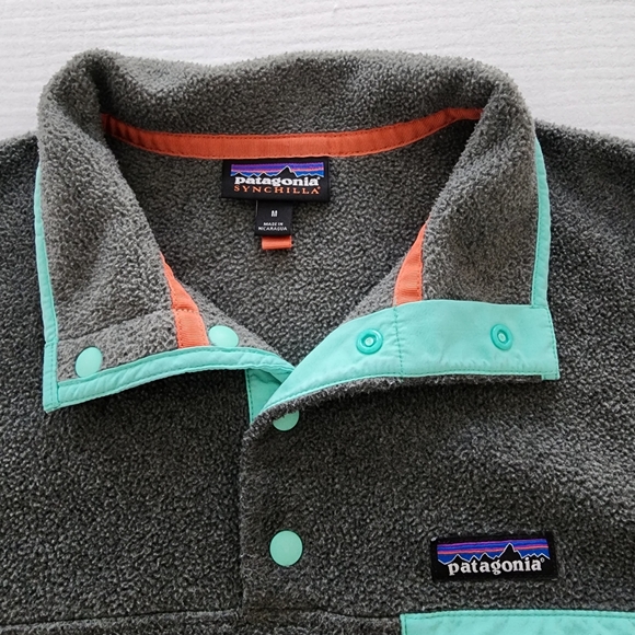 Patagonia Synchilla Snap T Sz Medium - Picture 5 of 6